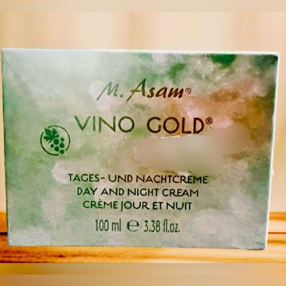 M.ASAM VINO GOLD DAY AND NIGHT CREAM 3.38oz.~NEW SEALED